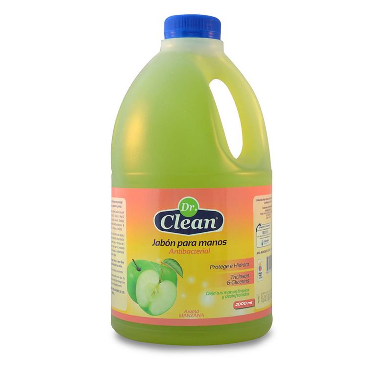 Jabon-liquido-antibacterial-para-manos-con-fragancia-a-manzana-verde--2-l