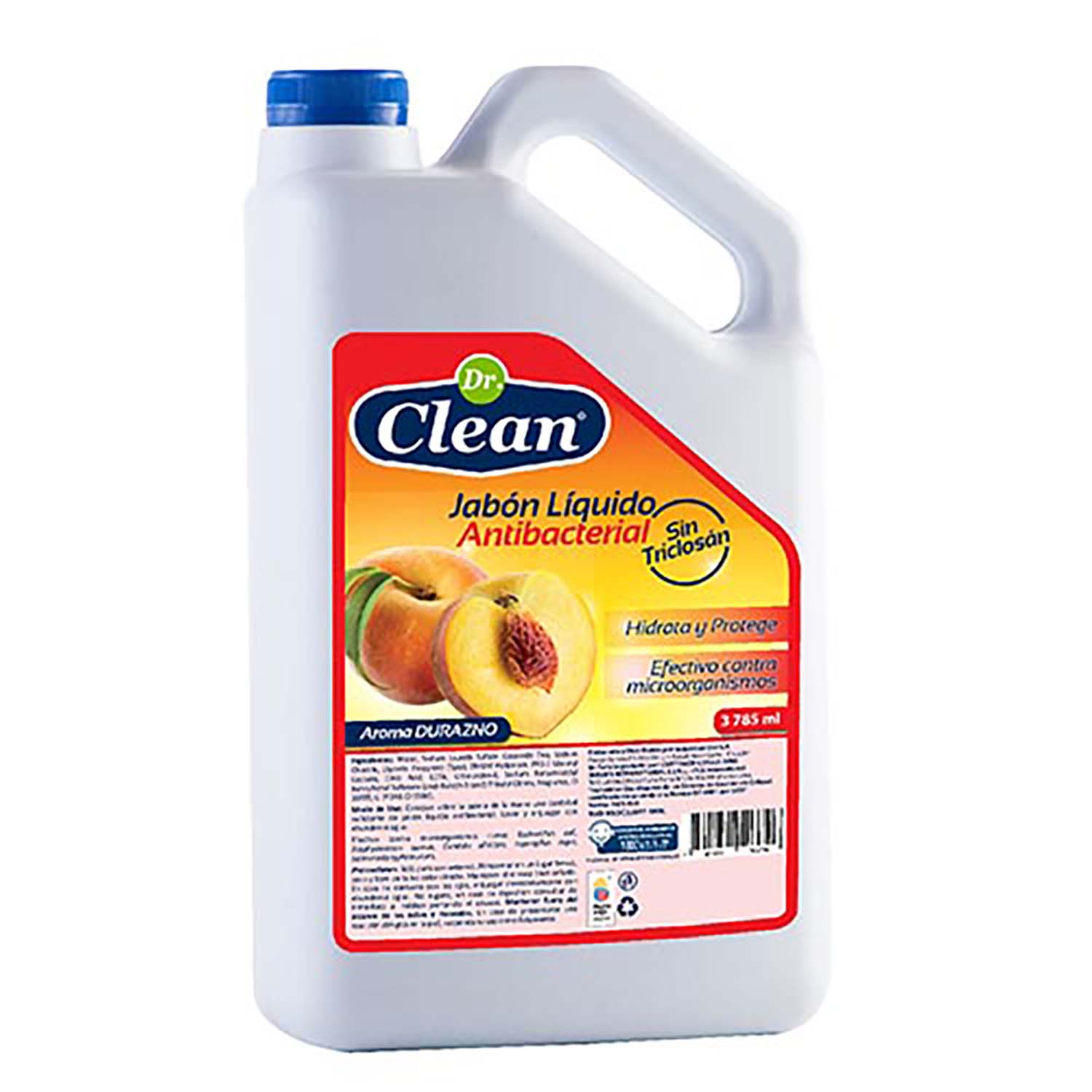 Jabón Líquido Antibacterial Para Manos Con Fragancia A Durazno 1 Gl Botella 1u 2702