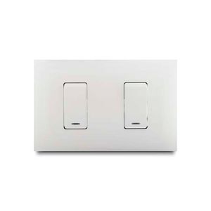Interruptor doble con luz piloto - VETO