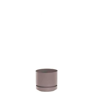 Maceta plástica circular mini MARBELO de 12.5 cm con base - PLAPASA