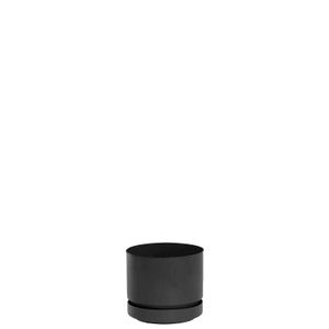 Maceta plástica circular mini MARBELO de 12.5 cm con base - PLAPASA