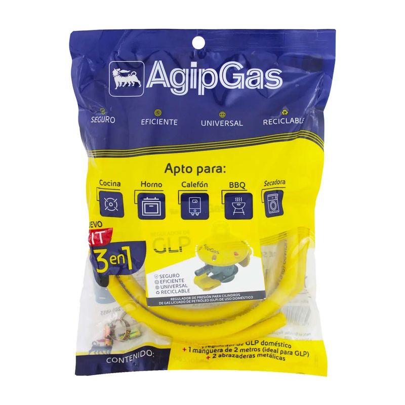 Juego-3-en-1-para-Gas-GLP-para-cocinas-hornos-calefones.-pack-x-Regulador-manguera-de-2-m-y-2-abrazaderas.