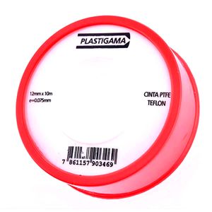 Cinta teflón de 1/2" x 10 mts. - PLASTIGAMA