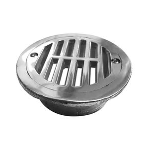 Rejilla de piso de 3". Fabricado en aluminio. Incluye tornillería - AQAPLAST