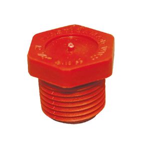 Tapón macho de 1/2 pulgada roscable. Polipropileno - PLASTIGAMA