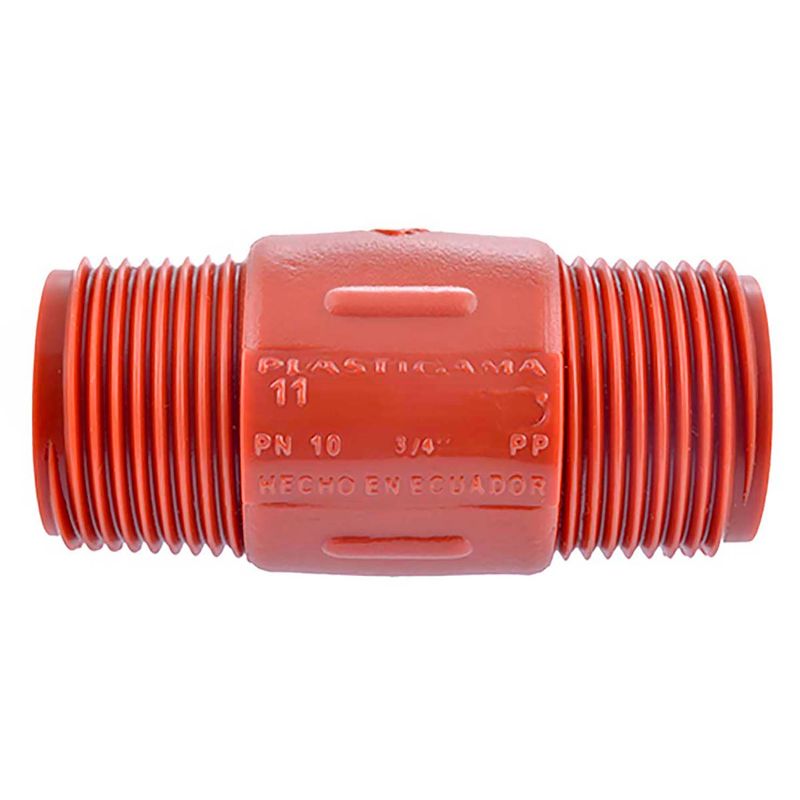 Neplo-roscable-hembra-de-3-4-pulgada-roscable-de-6-cm-de-diametro.-Polipropileno