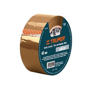 Cinta de empaque 48 mm x 150 m canela - TRUPER