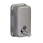 Dispensador-de-jabon-metalico-satinado-de-500-ml-empotrable-para-baño
