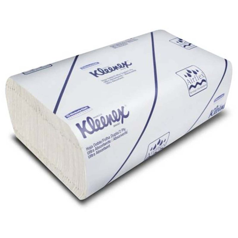 Toallas-de-manos-dispensadas-tipo-Z-doble-hoja-super-absorbente--pack-x-150-hojas