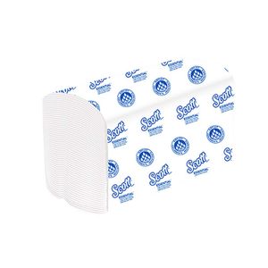 Toallas de manos dispensadas tipo Z airflex super absorbente; pack x 150 hojas - SCOTT
