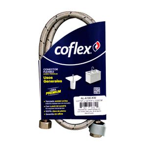 Manguera de abasto flexible de 1 M con conexiones hembra – hembra de 1/2 pulgada para todo tipo de uso - COFLEX
