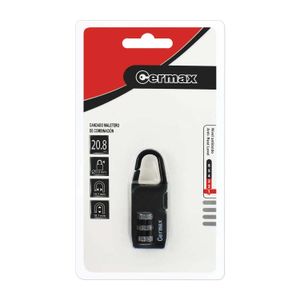 Candado de combinación de 22 mm de 3 combinaciones numéricas - CERMAX