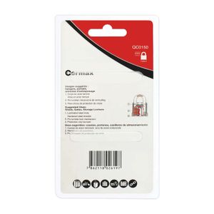 Candado de acero laminado de 50 mm con arco de acero - CERMAX