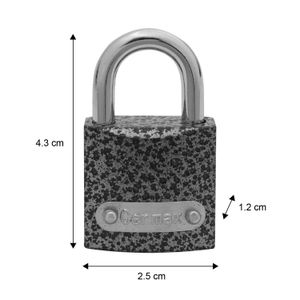 Candado de 25 mm con cuerpo fabricado de hierro - CERMAX