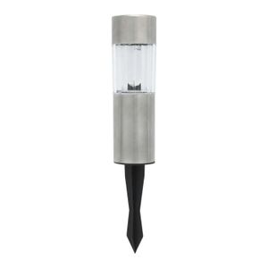 Lámpara solar LED ideal para jardín elaborada en plástico PP más acero inoxidable y batería solar recargable - DECORE