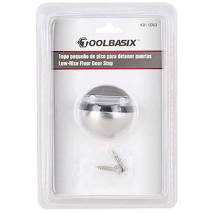 Tope de puerta en espiral con punta de goma. Incluye tornillería - TOOLBASIX