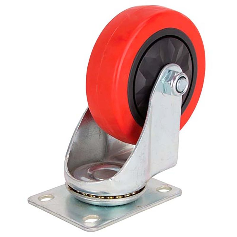 Garrucha-de-4--con-placa-giratoria.-Carga--100-KG.-Rueda-en-poliuretano