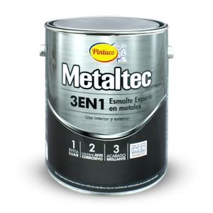 Esmalte Metaltec Negro Mate Gl - PINTUCO