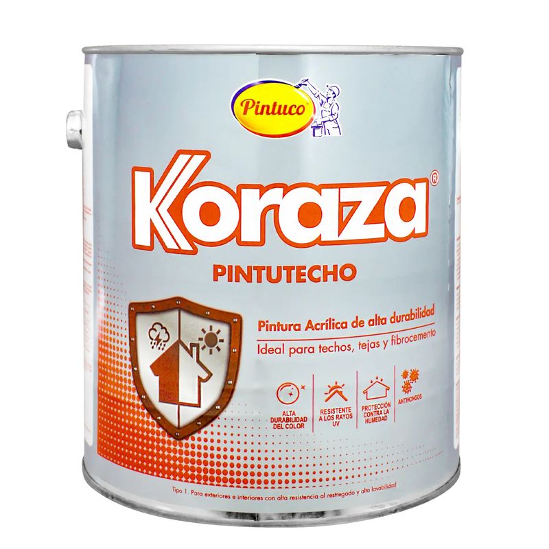 Pintura Koraza Blanco 2650 1/4 Galón Pintuco