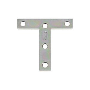 Angulo Tipo T 3X3 Plata Zinc Nationa - NATIONAL HARDWARE