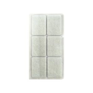 Fieltros Blanco Cuadrado 6 Piezas - WRT