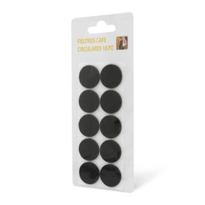 Fieltros Cafe Circulares 10 Piezas - WRT