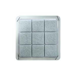 Fieltros Blancos Cuadrados 9 Piezas - WRT