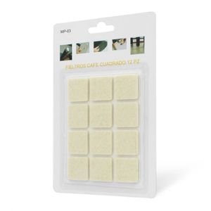 Fieltros Cafe Cuadrado 12 Piezas - WRT