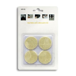 Fieltros Cafe Circular 4 Piezas - WRT