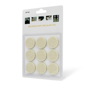 Fieltros Cafe Circular 9 Piezas - WRT