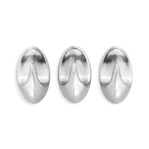 Ganchos Plateados 3 Piezas - WRT
