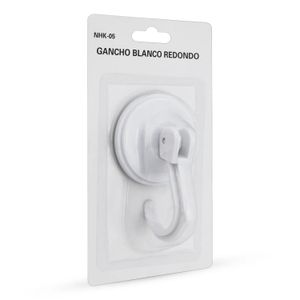 Gancho Blanco Redondo - WRT