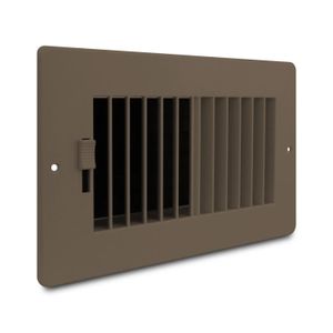 Rejilla Abs 2 Vias Cafe 4 X8 P/Ventil - WRT