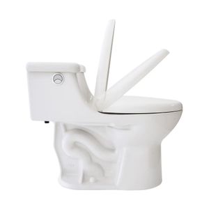 Inodoro STRATOS pure alargado blanco. - BRIGGS