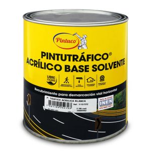 Pintura Trafico Acrilica Blanca Gl - PINTUCO