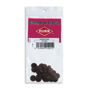 Tapon Diamante Cafe 12Mm C/25U - FIJER