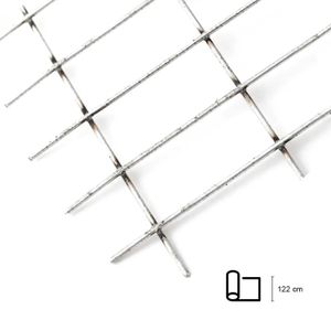 Malla electrosoldada de alambre galvanizado de 122 cm de 2,05 mm. - IDEAL ALAMBREC