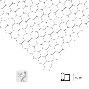Malla Hexagonal 1/2" Alto=150Cm C/M - IDEAL ALAMBREC