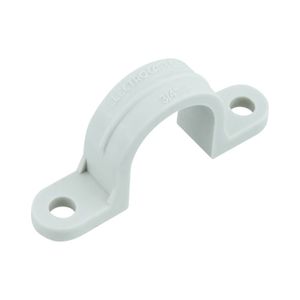 Abrazadera de PVC de 3/4" pack de 10 u - ELECTROCABLES