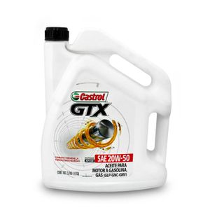 Aceite para motor multigrado SAE 20W-50 para motores a gasolina y GLP - CASTROL