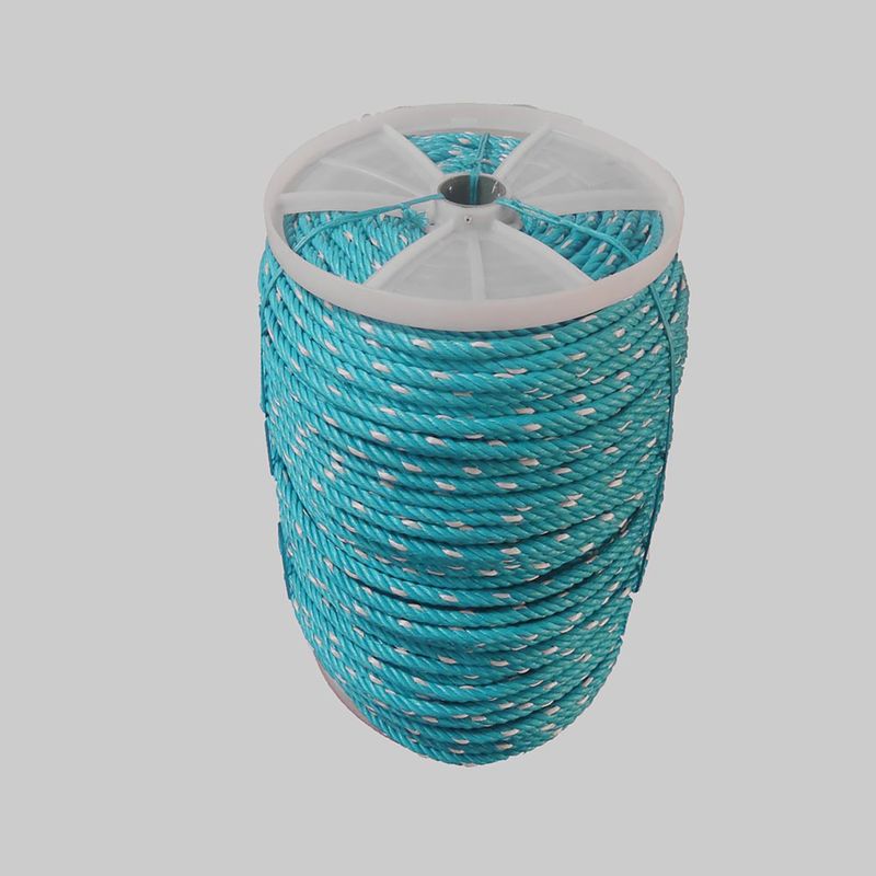 Cuerda Cable Polipropileno 6mm 4 Cabos Bobina Azul 24 Kg