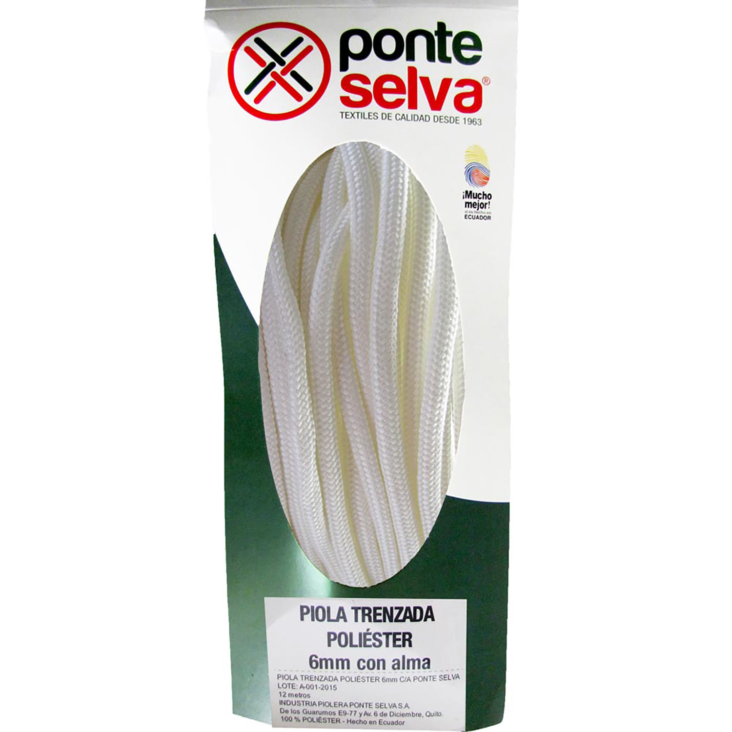 Cuerda Sisal 1/4 X15M Natural Atado