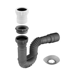 Sifon Flex Premium Rosc Gris 1 1/2" 1 1/4" - YETKA