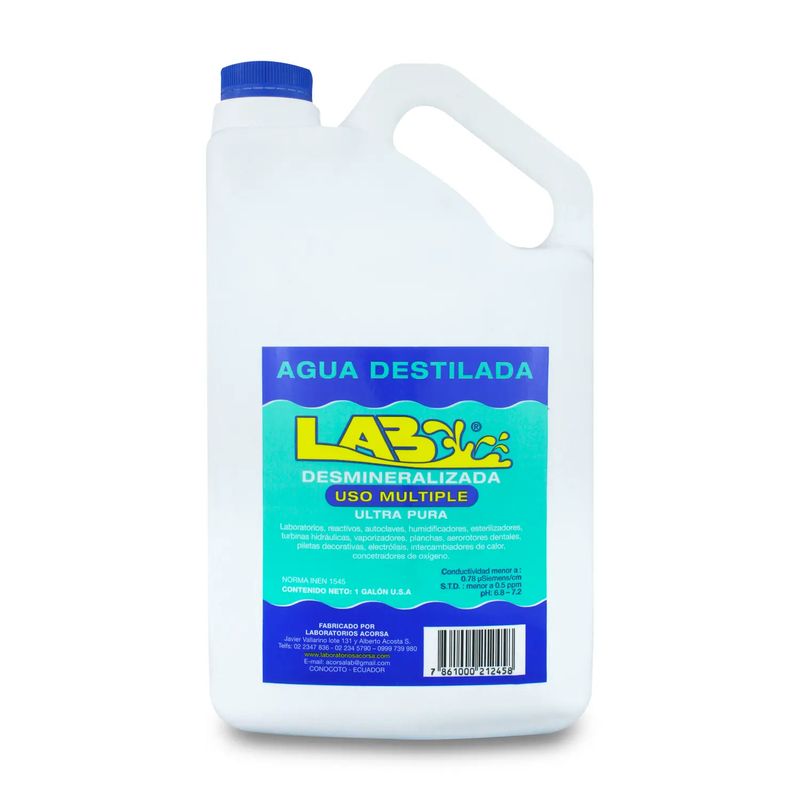 Agua Destilada 1Gl Lab