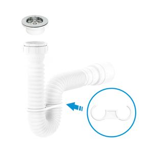 Sifon Flex Premium C/Desag 1 1/2 Freg - YETKA