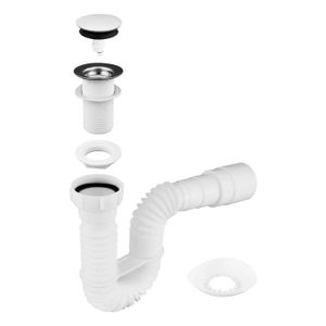 Sifon Flex Premium C/Desag Push 1 1/4 - YETKA