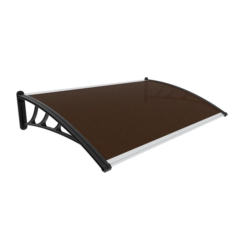 Alero-Polic.-Bronce-125X100-Soporte-Negro
