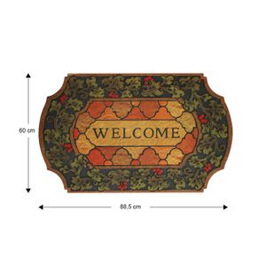 Tapete Entrada Rojo Welcome 55.9X86.4Cm - SIMPLE SPACES