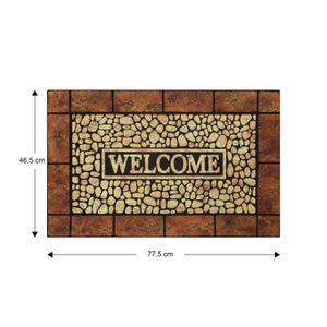 Alf D/Ingreso T/Piedras Welcome 18X30Plg - SIMPLE SPACES