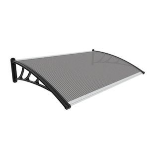 Alero Polic. Transp 125X100 Soporte Negro - MAXI
